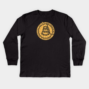 Don't Tread on me Kids Long Sleeve T-Shirt